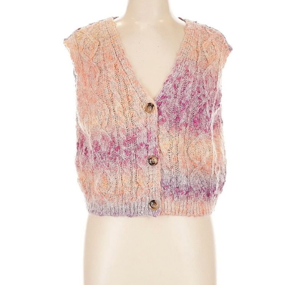 Anna & Ava Multicolor V-Neck Sweater Vest
